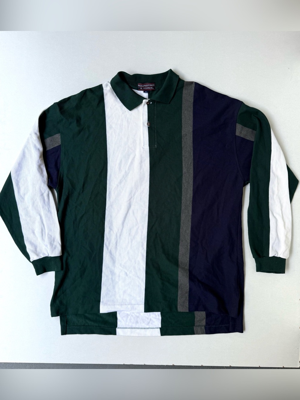 Roundtree & York long sleeve polo XL